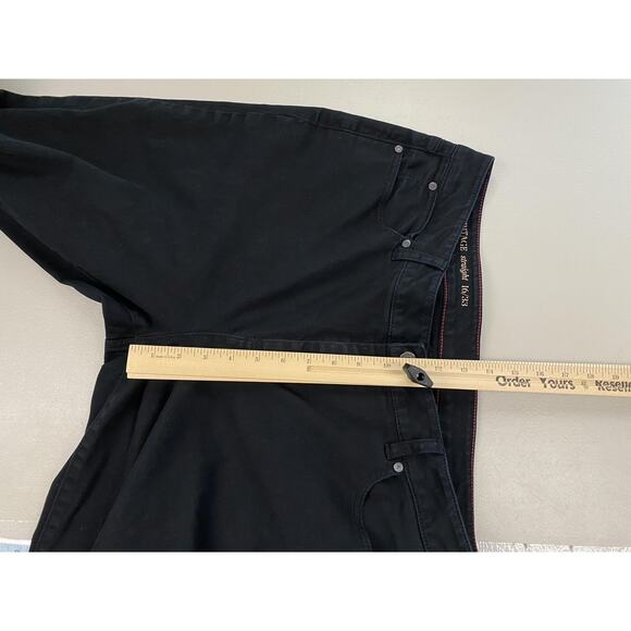 Talbots Heritage Straight Jeans Womens 16/33 Black Stretch Denim Fits 37x33 - Picture 7 of 14